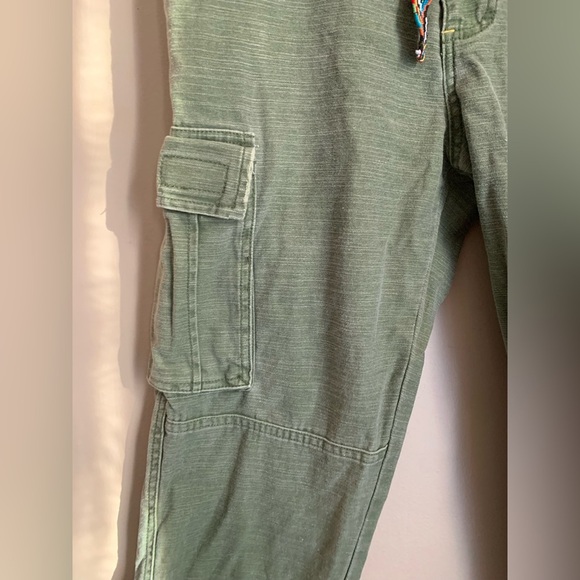 Koto Slim Fit Green Army Cargo Pants, military - Picture 6 of 15